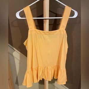 NWT loft outlet peplum top size large